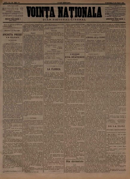 File:Voința naționala 1894-05-08, nr. 2842.pdf