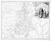 Русский: Карта с чёрно-белым картушем English: Map with black&white cartouche