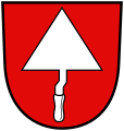 Maurerkelle im Wappen von Ratshausen