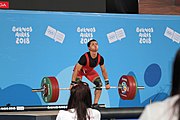 Deutsch: Gewichtheben bei den Olympischen Jugendspielen 2018; Tag 2, 10. Oktober 2018; Jungen 62 kg English: Weightlifting at the 2018 Summer Youth Olympics at 8 October 2018 – Boys' 62 kg