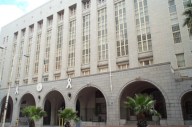 Provincial government headquarters in Cape Town