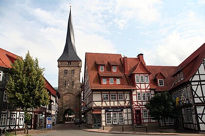 De Westertoren, de laatst overgebleven stadspoort van Duderstadt