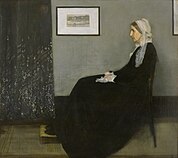 Arrangement in Gray and Black, No. 1 (Whistlers Mother), 1871, Musée d'Orsay, Parijs