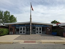 Wilmot Elementary School, one of four elementary schools in Deerfield School District 109. Wilmot Elementary School.jpg