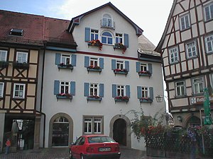 Wohnhaus am Marktplatz, im Kern aus dem 13. Jahrhundert