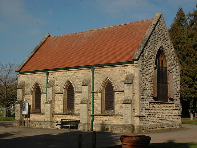 Wolvercote Cemetery chapel