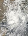 Cyclone yemyin off the coast of Karachi