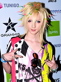 Yohio at the Grammis 2013 in Stockholm