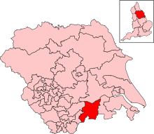 Yorkshire and the Humber - Doncaster East and the Isle of Axholme constituency.svg