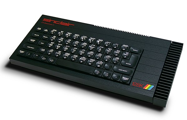 ZX Spectrum 128, an updated version of the original 1982 ZX Spectrum