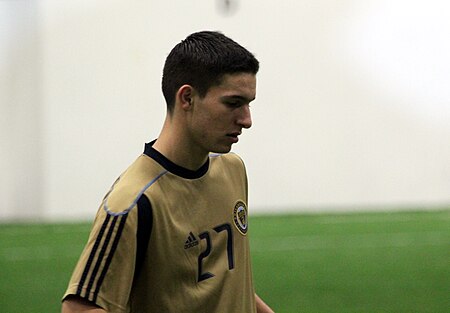 Zach Pfeffer at Preseason Training for the Philadelphia Union, Jan 2011.jpg