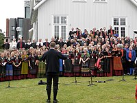 Ólavsøka 2012 at Tinghúsvøllur in Tórshavn.JPG