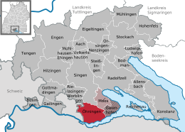 Öhningen - Localizazion