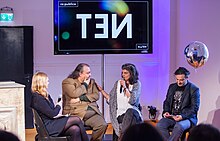 "Blockchain and the future of governance. Let's overcome the hype and understand what can be done." with Andrea Bauer, Boris Moshkovits und Shermin Voshmgir at re:publica -rpTEN - Tag 3 (26745091551).jpg