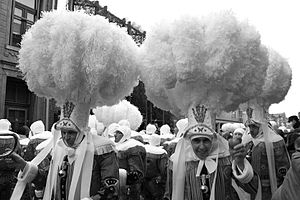 The Gilles of Binche, Belgium.