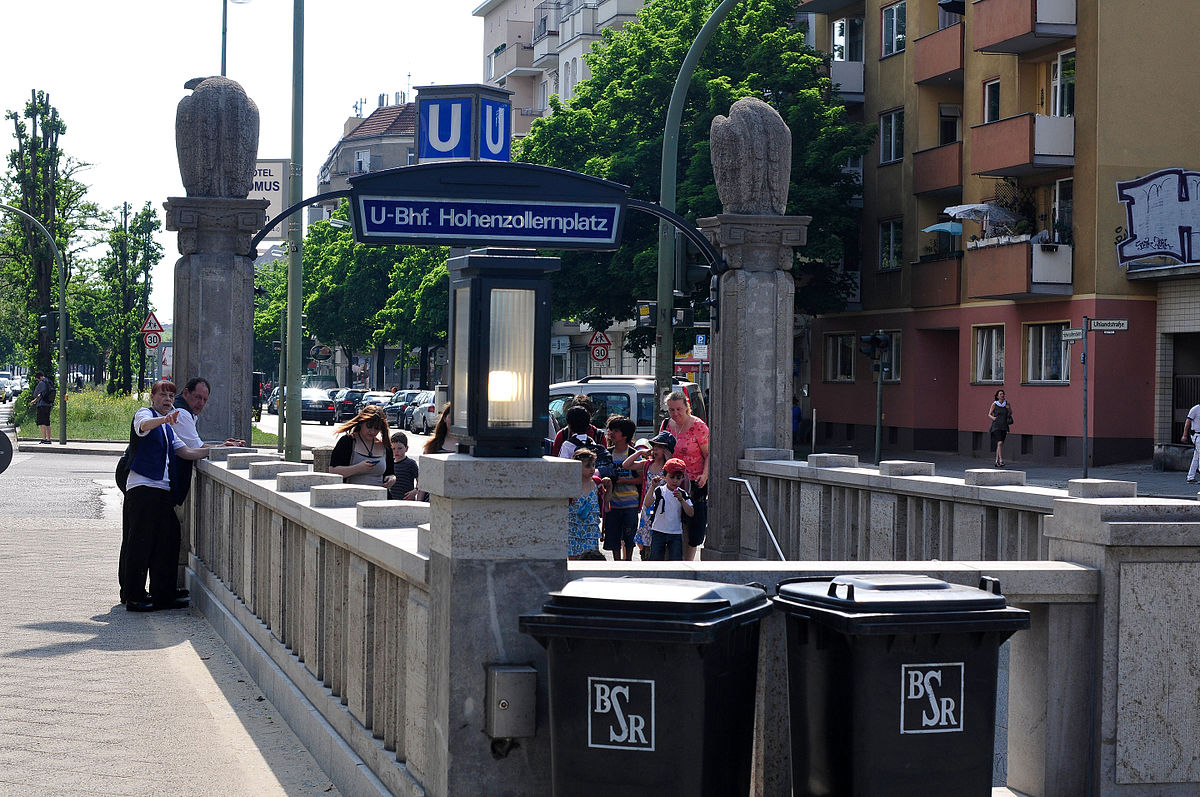 Берлин 22. Station: Hohenzollernplatz.