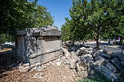 Fethiye ruined cemetery.Photograph taken in Fethiye in 2019 by John Lubbock.