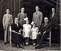 Familia Valdés Flores(De izq a der Federico, José, Angel, Jorge, Fidela, Martha, Marina y José de la Luz.