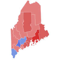 Tahun 1960 Maine khusus gubernur hasil pemilihan peta oleh county.svg