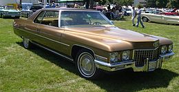 Una Cadillac Coupe de Ville del 1971