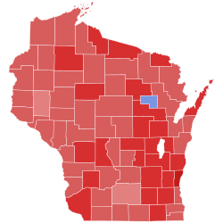1994 Wisconsin gubernatorial election results map by county.svg