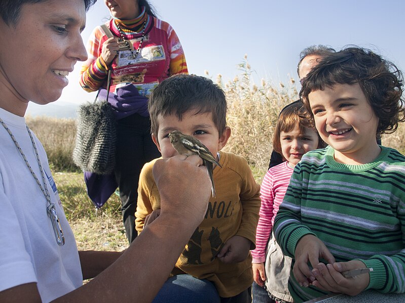 File:1 Students at bird ringing.jpg