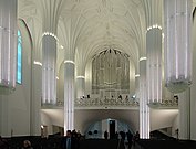 Die Aula mit Blick auf die Westempore