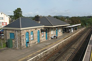 <span class="mw-page-title-main">Chepstow railway station</span> Grade II listed railway station in Monmouthshire, Wales