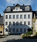 Town hall in closed development