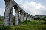 Glenfinnan Viaduct in Scotland.