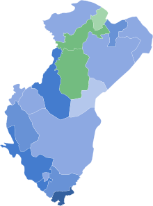 2023 Cross River State gubernatorial election results by LGA.svg