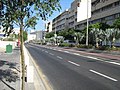 Derech HaAtsma'ut northbound, view in direction of the Port Entrance / Central Railway Station