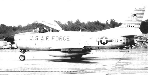 95th FIS F-86D-55 at Andrews AFB in 1955