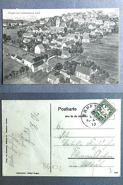 File:AK - Landsberg a Lech - Pürgen - 1910.jpg