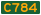 AUS Alphanumeric Route C784.svg