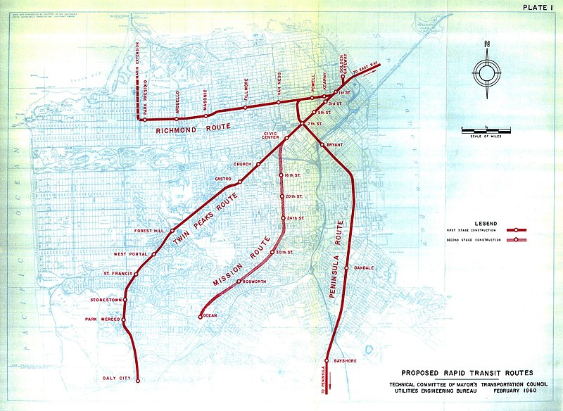 A Plan for Rapid Transit in San Francisco Consonant with the Bay Area Rapid Transit System (1960) (4007760726).jpg