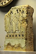 Ladrillo decorado procedente de Nimrud ca. 875 a. C.