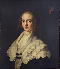 Portrait of Anna van Waesdorp, wife of Dirck Diert