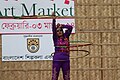 Acrobatic performance at Art Market by Shilpakala Academy 2024 115