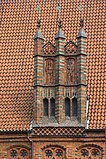 Altes Rathaus in Hannover, original gotische Lukarne (1453–1455)