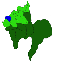 Location in the municipality of Melgaço