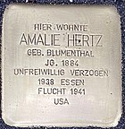 Stolperstein Amalie Hertz, Präsidentenstr.53, 59192 Bergkamen