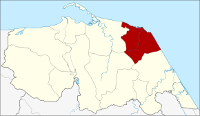 Amplasarea districtului în provincia Pattani