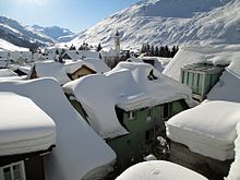 Winterliches Andermatt