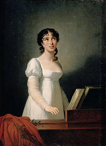 "Angelica Catalani" répétant un air (1806).