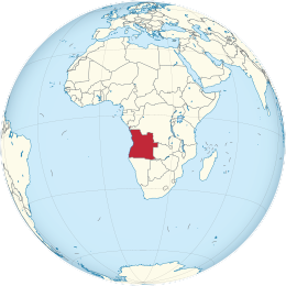 Angola - Localizazion