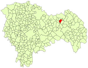 Anquela del Ducado Guadalajara - Mapa municipal.svg