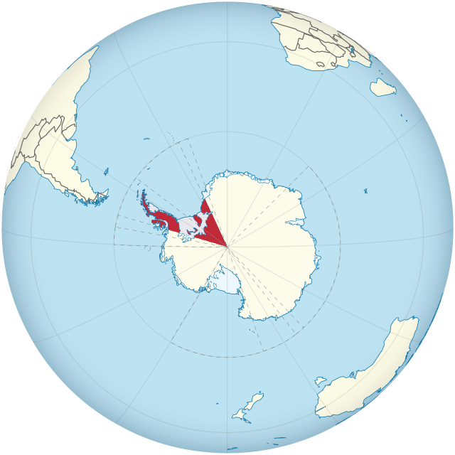 Аргентинська Антарктида на мапі світу
