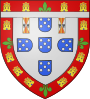 Arms of Prince Ferdinand of Aviz, duke of Viseu.svg