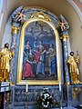 Oltar posvečen štirim mučenicam, sv. Apoloniji, sv. Barbari, sv. Luciji in sv. Agati